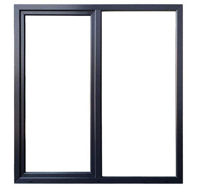 PVC kiepschuifpuien-kiep b200xh215 cm Antraciet L, Doe-het-zelf en Bouw, Glas en Ramen, Dubbelglas, Nieuw, Gevelraam of Ruit, 160 cm of meer