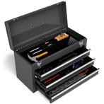 2dekans | Coast Metalen gereedschapskist met 3 laden en, Doe-het-zelf en Bouw, Ophalen of Verzenden, Nieuw