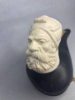 Pipa testa di uomo con turbante - Pijp - schuuma marina,, Nieuw