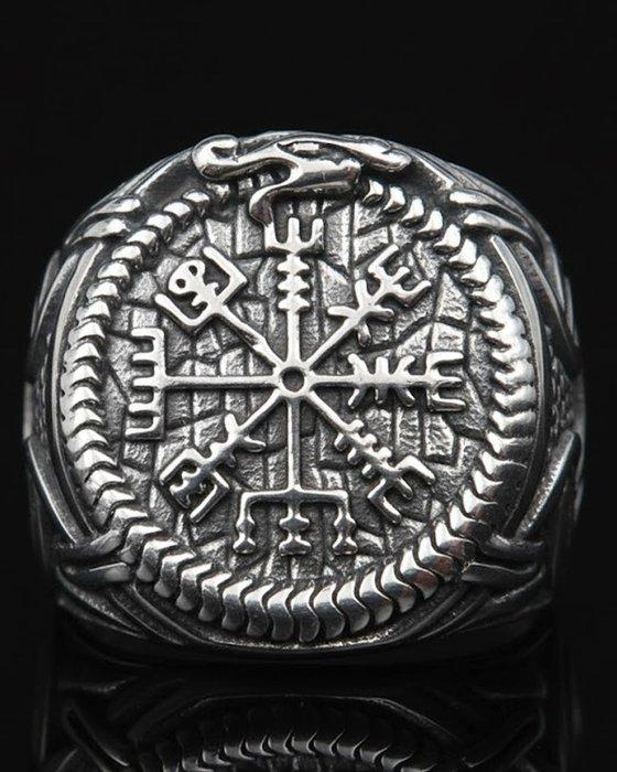 Chevalière Boussole Viking Vegvisir : Bescherming van de, Antiek en Kunst, Antiek | Boeken en Manuscripten