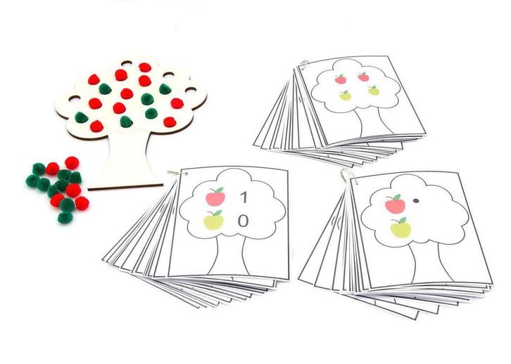 Houten Onderwijsmateriaal Appelboom, Kinderen en Baby's, Speelgoed | Educatief en Creatief, Nieuw, Ophalen of Verzenden