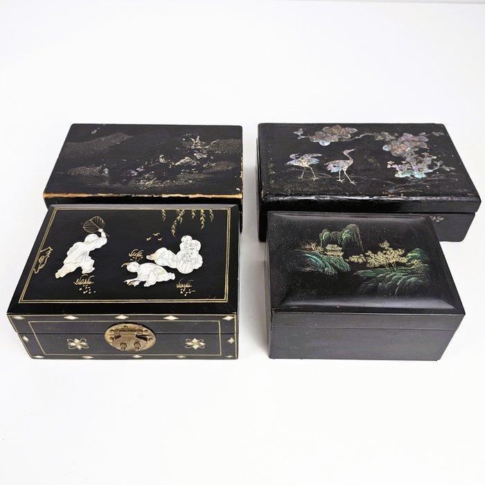 Sieradendoos - Hout, Antiek en Kunst, Curiosa en Brocante