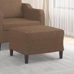 vidaXL Voetenbank 60x50x41 cm stof bruin, Verzenden, Nieuw