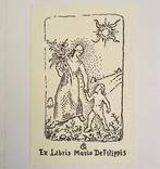 Exquise Italiaanse Titularissen - Ex Libris - 1916, Antiek en Kunst
