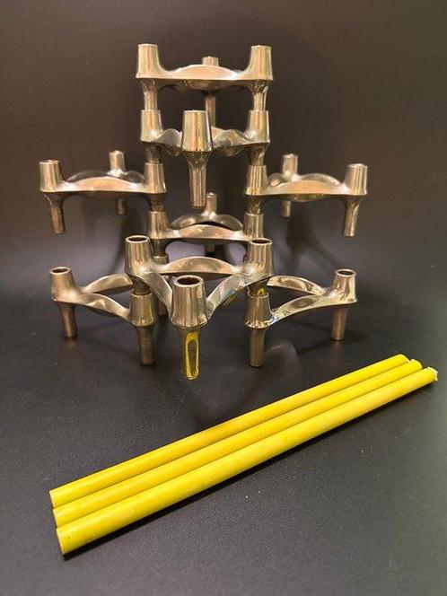 BMF - Kandelaar 9151 (8) - geverfd metaal - Met 3 gratis, Antiek en Kunst, Antiek | Meubels | Stoelen en Sofa's