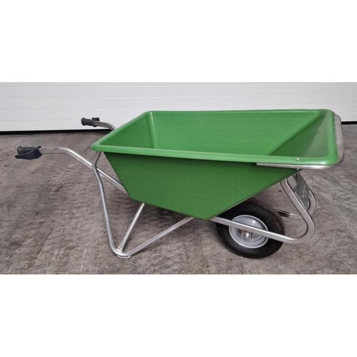 Brouette agricole 160 l avec châssis en aluminium léger et, Tuin en Terras, Kruiwagens