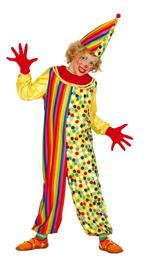 Clownspak Kind Gekleurd, Kinderen en Baby's, Carnavalskleding en Verkleedspullen, Nieuw, Verzenden