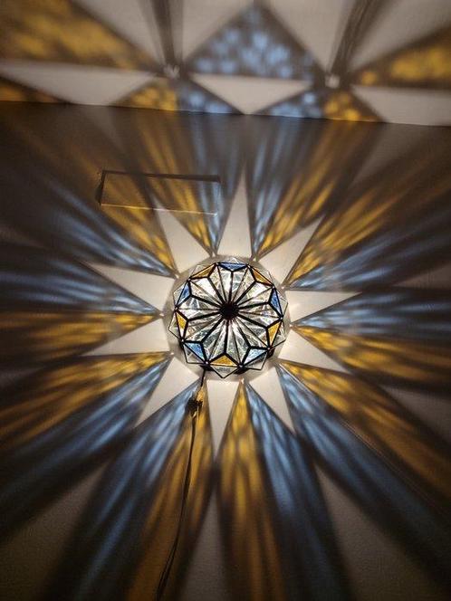 Lamp - Kristal, Metaal, Antiek en Kunst, Kunst | Designobjecten