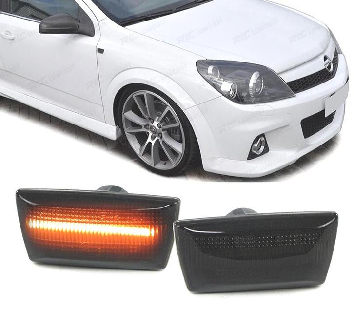 CLIGNOTANTS LED DINAMIQUES FUMÉS OPEL ASTRA H INSIGNIA ZAFIR, Auto-onderdelen, Verlichting, Verzenden