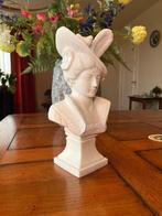 sculptuur, Handgemaakt vrouwelijke buste - 32 cm - Marmer
