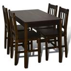 Appartement Deal! Houten Eethoek met Korting -40%!, Huis en Inrichting, Complete eetkamers, Verzenden, Nieuw, Modern, 4 tot 6 stoelen