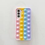 Samsung Galaxy A02 Pop It Hoesje - Silicone Bubble Toy Case, Verzenden