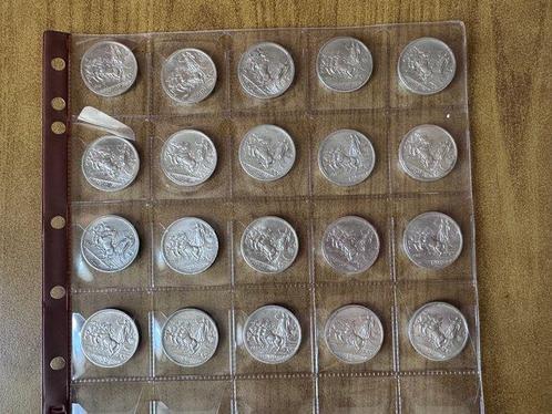 Italie, Royaume Vittorio Emanuele III. 2 Lire Anni:, Postzegels en Munten, Munten | Europa | Niet-Euromunten