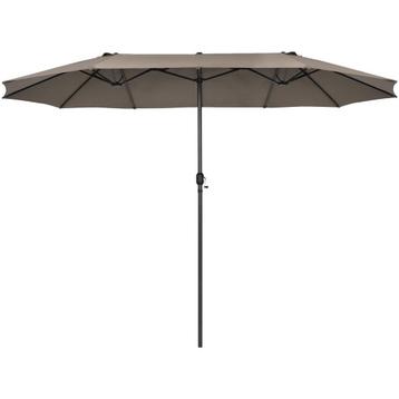 2eChoix | Parasol double Coast 470x280x245cm (LxLxH) -, Jardin & Terrasse, Ensembles de jardin, Ophalen of Verzenden