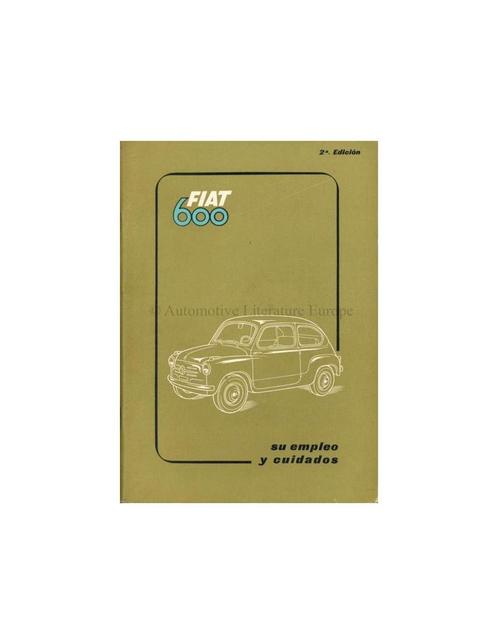 1955 FIAT 600 INSTRUCTIEBOEKJE SPAANS, Autos : Divers, Modes d'emploi & Notices d'utilisation