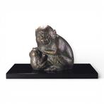 Seif uchi – Gietbronzen Aap Beeld, Lid van de Japanse