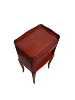 Nachtkastje - Kersenhout - Met opbergvak en lade, Antiek en Kunst