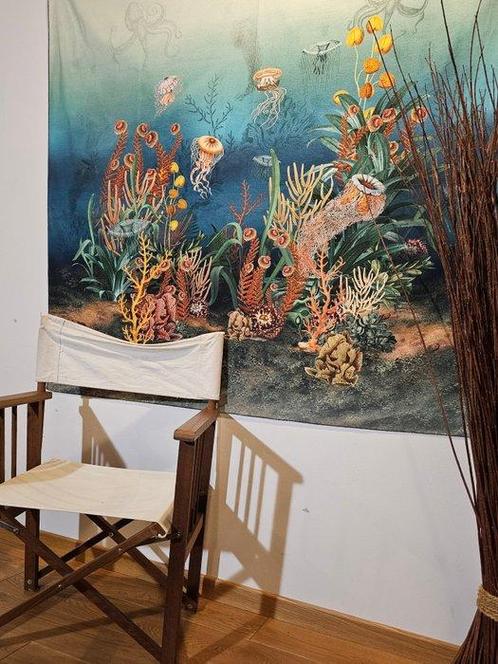 Decoratief paneel Aquarium -130x140cm- Op maat afgewerkt-, Antiek en Kunst, Antiek | Tapijten, Tafelkleden en Textiel