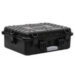 vidaXL Flightcase draagbaar 52x40x19 cm PP zwart, Audio, Tv en Foto, Foto | Cameratassen, Verzenden, Nieuw