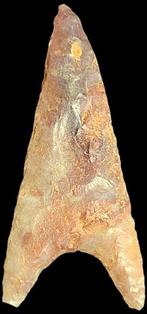 Néolithique Silex pointe de fléche lance biface néolithique