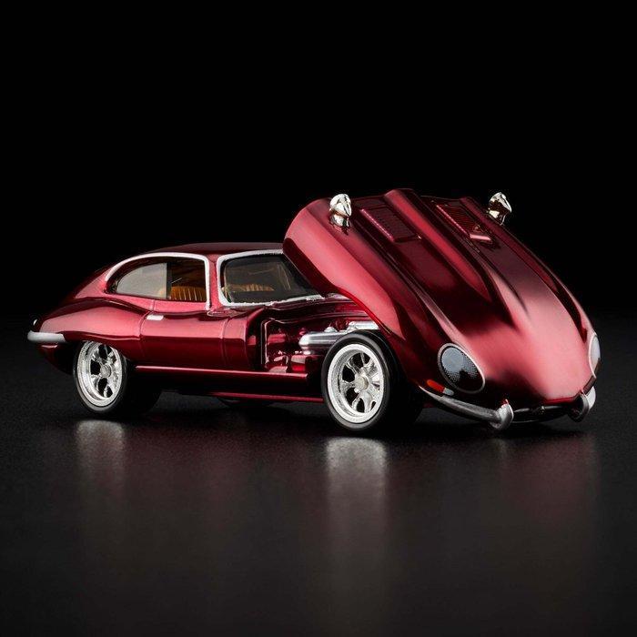 Hot Wheels 1:64 - Modelauto - Red Line Jaguar E-Type 1964 -, Hobby en Vrije tijd, Modelauto's | 1:5 tot 1:12