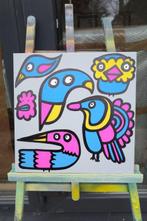 Kev Munday - Pink, Blue & Yellow Birds 2