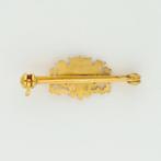 Broche - 14 karaat Geel goud, Witgoud