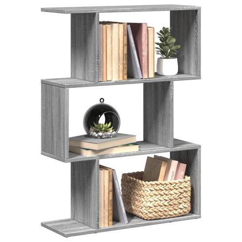 vidaXL Kamerscherm / boekenkast 3-laags 70x24x97 cm hout, Huis en Inrichting, Kasten | Boekenkasten, Nieuw, Verzenden