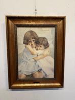 Angelo Parravicini (1868-1925), Attribuito - Abbraccio di, Antiek en Kunst, Kunst | Schilderijen | Klassiek