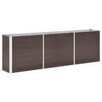 Plantenbak 240cm Bruin | Retour Deal | -60%, 100 cm of meer, Verzenden, Nieuw, Metaal