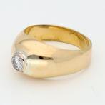 Bague - 18 carats Or jaune Diamant (Naturelle) - Solitaire, Handtassen en Accessoires, Ringen, Nieuw