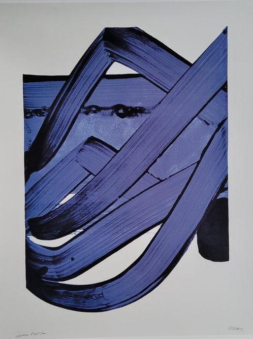 Pierre Soulages (1919-2022), - Affiche Sérigraphie N°18, Antiek en Kunst, Antiek | Overige Antiek
