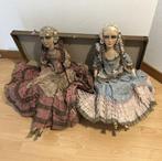 Airfix - Pop 2 Poupées anciennes, rose et bleue, bras et, Antiek en Kunst, Antiek | Speelgoed