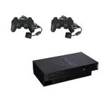 Playstation 2 Console Phat Zwart + 2 Nieuwe Controllers, Consoles de jeu & Jeux vidéo, Consoles de jeu | Sony PlayStation 2, Ophalen of Verzenden