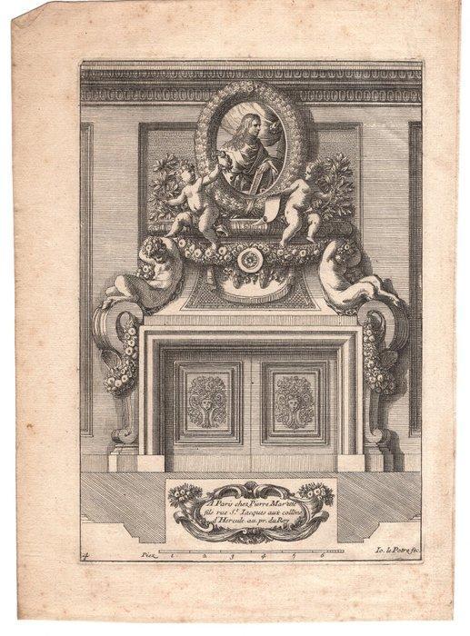 Jean Le Pautre (1618-1682) - Quattro acqueforti della serie, Antiquités & Art, Antiquités | Autres Antiquités