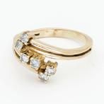 Ring - 18 karaat Geel goud Diamant (Natuurlijk)