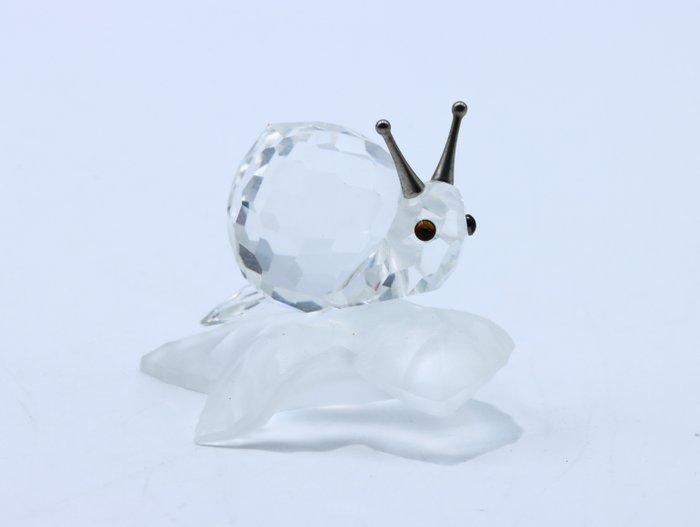 Figuur - Swarovski - Slak op Blad (Boxed + certificate) -, Antiek en Kunst, Curiosa en Brocante