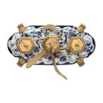 Encrier - Bronze, Porcelaine, Antiek en Kunst