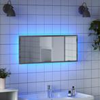 vidaXL Badkamerspiegel 100x8,5x37 cm bewerkt hout grijs, Huis en Inrichting, Verzenden, Nieuw