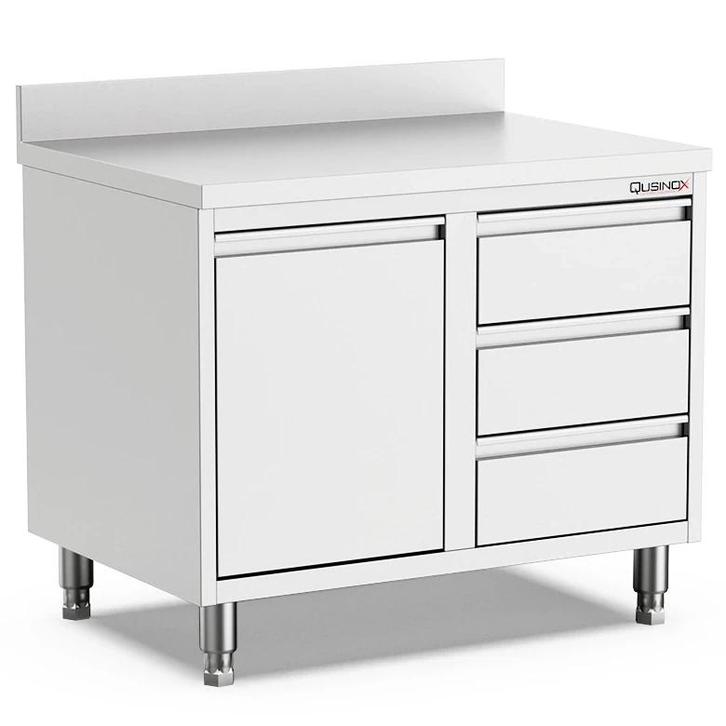 Werkbank | 700 LINE | RVS | Kanteldeur  + Laden (Rechts) |, Articles professionnels, Horeca | Équipement de cuisine, Envoi