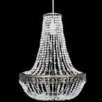 vidaXL Kroonluchter kristal-look 36,5x46 cm, Maison & Meubles, Lampes | Lustres, Verzenden