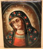 Escuela colonial (XIX) - Virgen - NO RESERVE, Antiquités & Art