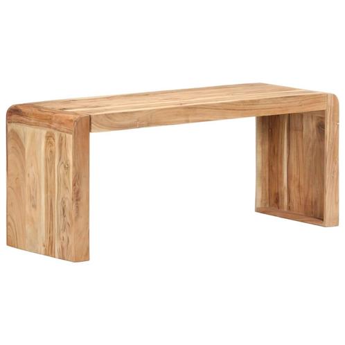 vidaXL Bankje 110x38x46 cm massief acaciahout, Huis en Inrichting, Stoelen, Nieuw, Verzenden