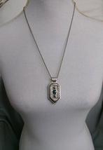 Zilver, Labradorite & Hematite - Ketting met hanger - Art, Antiek en Kunst