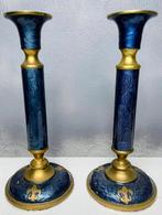 Kandelaar (2) - Zeldzame Koninklijke Kandelaars - Koper, Antiek en Kunst