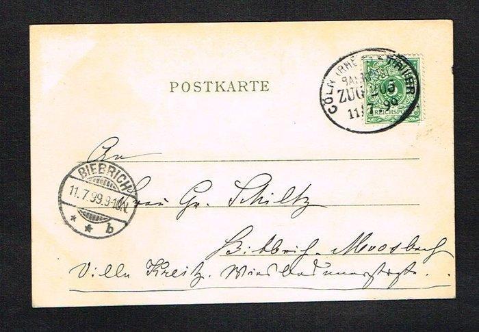 Mucha - Illustreerder - Seizoen - Art Nouveau - Postkaart in, Collections, Cartes postales | Étranger