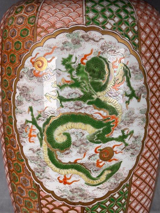 Vaas - Porselein - Japan - Chinese patroon vaas, Antiek en Kunst, Antiek | Overige Antiek