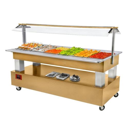 D-BSB/6N-D1-R2 Buffet - Salad bar réfrigéré, 6x GN 1/1-150, Articles professionnels, Horeca | Équipement de cuisine, Autres types