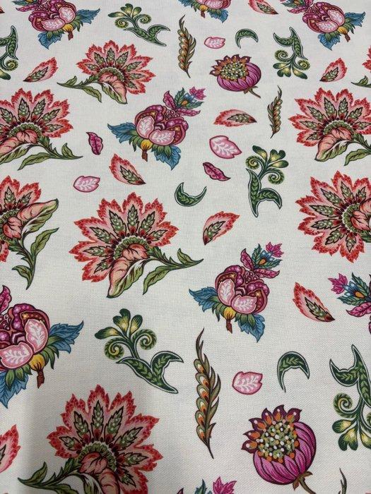 FLOREALE PAISLEY 100% katoen Panama OEKO TEX STANDARD uniek, Antiek en Kunst, Antiek | Tapijten, Tafelkleden en Textiel