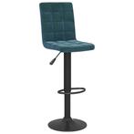 Barkruk Blauw - 360Â° Draaibaar - OP = OP! Topdeal!, Verzenden, Nieuw, Metaal, 90 cm of meer